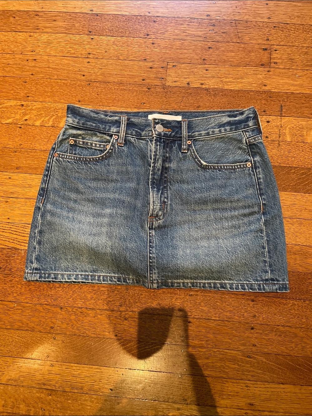 Denim Forum - The 90’s Ricci Skirt  Blue Denim Mini Skirt